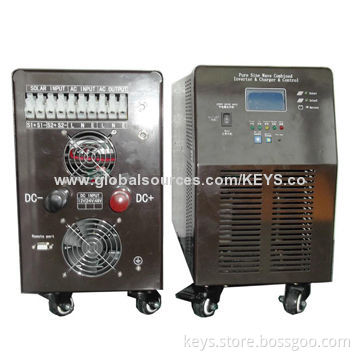 Pure sine Solar inverter and solar controller integrated machine, Single-phase, 300W - 3KW (DC12V)New